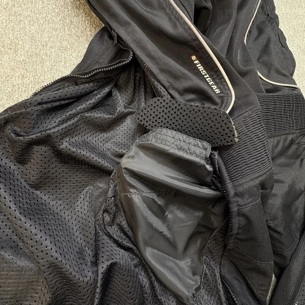 FirstGear Hypertex Black Waterproof Breathable Motorcycle Riding Pants Men's 38T